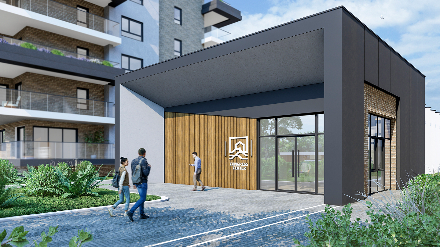 BEKATOWN Congress Center Aranđelovac - moderan kongresni centar u stambenom kompleksu sa nekretninama podno Bukulje. Prodaja nekretnina Aranđelovac