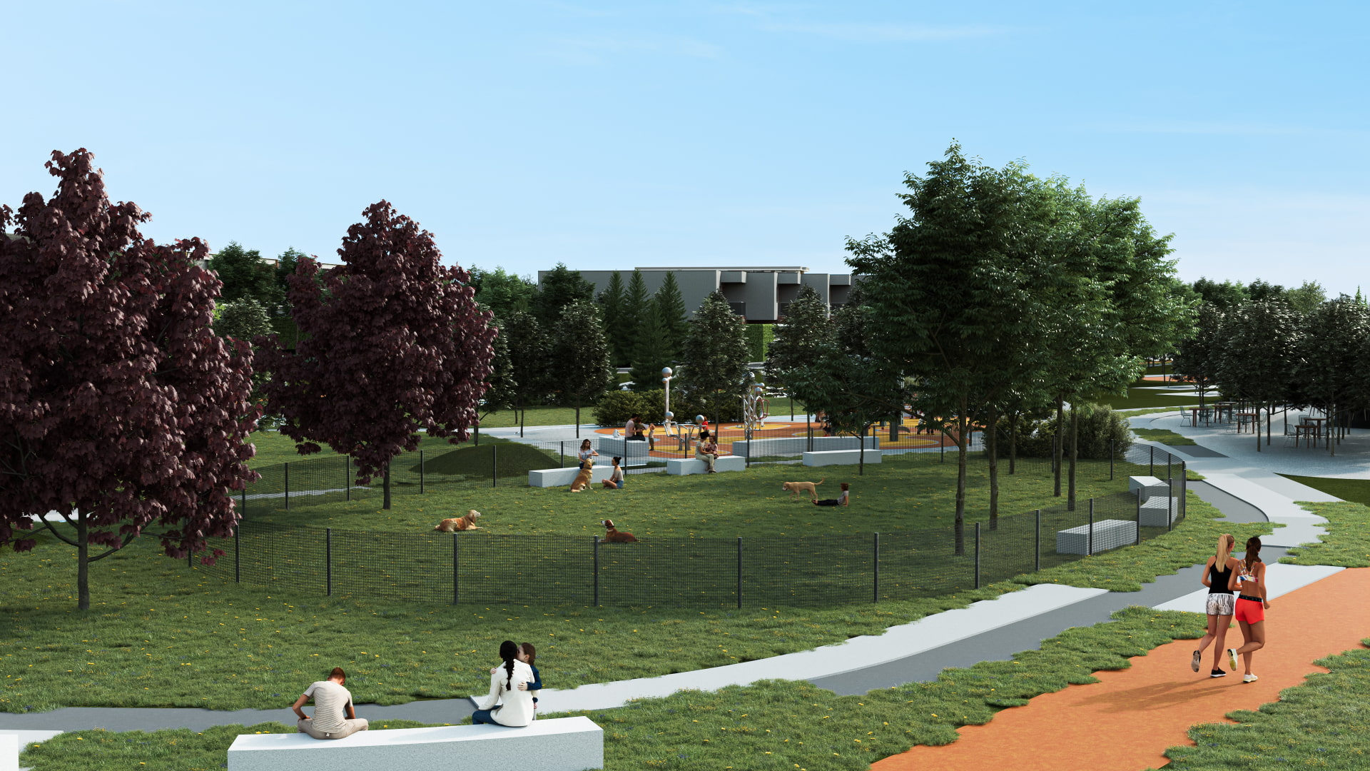 BEKATOWN Park Aranđelovac - zelene površine i dečije igralište u stambenom kompleksu sa nekretninama podno Bukulje